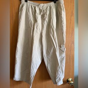 Classic Elements Women’s  Casual Cream Pants